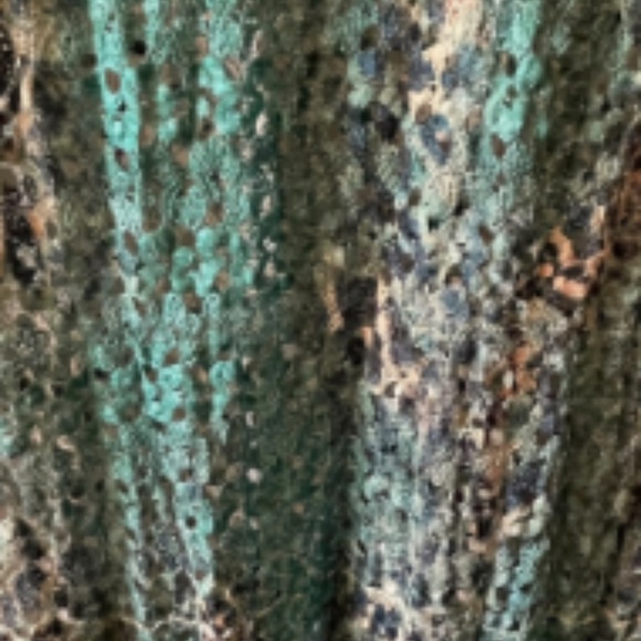 (NWOT) Reba Soft Stretch Knit, Muti-Colored, Embellished Dress. - Picture 4 of 7